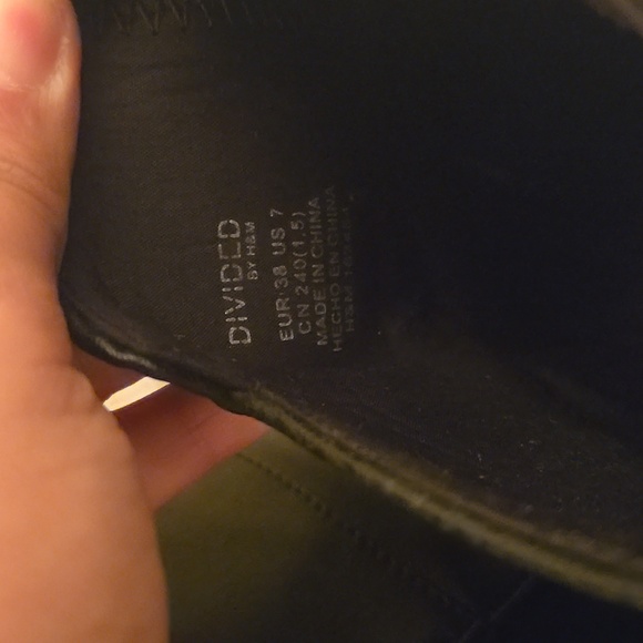 H&M Divided Black Ankle Booties - Picture 6 of 12